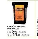 Oferta de Carbón vegetal  por 14,95€ en Coferdroza