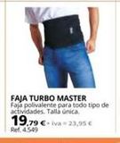Oferta de Faja turbo por 19,79€ en Coferdroza