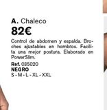 Oferta de Chaleco por 82€ en Leonisa