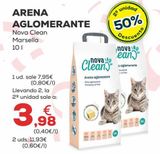 Oferta de Arena para gatos por 7,95€ en Kiwoko
