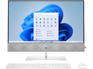 Oferta de All in one - HP 24-cb1005ns, 23.8" Full HD, Intel® Core™ i3-1215U, 8GB RAM, 512GB SSD, GeForce® MX450, W11 H, Blanco por 629€ en Media Markt