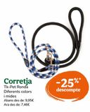 Oferta de Correa para perros por 7,46€ en TiendAnimal