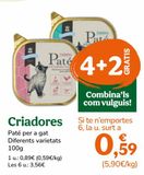 Oferta de Paté para gatos por 0,89€ en TiendAnimal
