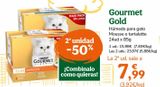Oferta de Comida para gatos Gourmet Gold por 15,98€ en TiendAnimal