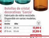 Oferta de Botella de vidrio por 17,99€ en BAUHAUS