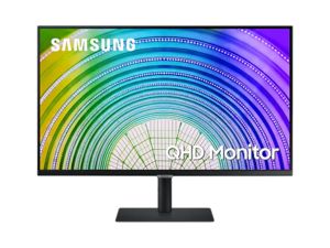 Oferta de Monitor - Samsung LS32A600UUUXEN, 32" WQHD, VA, 5 ms, 75 Hz, HDR10, 300 cd/m², FreeSync, Negro por 346,75€ en Media Markt