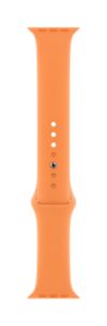 Oferta de APPLE Watch Sport Band, 41mm, Fluoroelastómero especial de alto rendimiento con cierre de clip, Caléndula por 48,99€ en Media Markt
