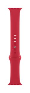 Oferta de APPLE Watch Sport Band, 45mm, Fluoroelastómero especial de alto rendimiento con cierre de clip, (PRODUCT)RED por 46,54€ en Media Markt