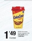 Oferta de Batido de cacao Cola Cao en SPAR Fragadis