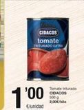 Oferta de Tomate triturado Cidacos en SPAR Fragadis