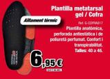 Oferta de Plantillas Confort por 16,95€ en Grup Gamma