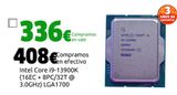 Oferta de Intel Core i9-13900K (16EC + 8PC/32T @ 3.0GH.z) LGA1700 por 408€ en CeX
