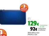 Oferta de NEW 3DS XL Azul Metalico, Caja por 92€ en CeX