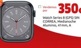 Oferta de Watch Series 8 (GPS) SIN CORREA, Medianoche Aluminio, 41mm, A por 350€ en CeX