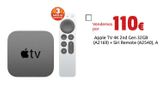 Oferta de Apple TV 4K 2nd Gen 32GB (A2169) + Siri Remote (A2540), A por 110€ en CeX