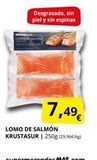 Oferta de Lomos de salmón  en Supermercados MAS