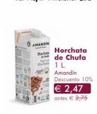 Oferta de Horchata Amandin en NaturaSí