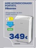 Oferta de Aire acondicionado portátil Hisense por 349€ en Euronics