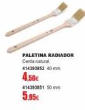 Oferta de Paletina radiador Cerdà por 5,95€ en Coinfer