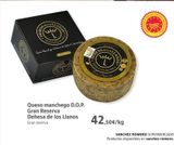 Oferta de Queso manchego  en Supermercados Sánchez Romero