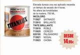 Oferta de Barniz sintético  por 14,95€ en Cofedas