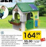 Oferta de FEBER Casita de juegos eco house  por 164,99€ en Eroski