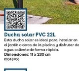 Oferta de Ducha solar PVC 22L en ToysRus