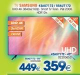 Oferta de Smart tv Samsung por 359€ en Master Cadena