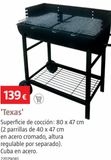 Oferta de BARBACOA CARBÓN     TEXAS DOBLE II      GRILLSTAR por 139€ en BAUHAUS