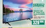 Oferta de Androidtv LED 4K  127 cm-50" 4K UHD Disseny Frameless  cecotec Televisor LED 50" Smart TV A1  Series ALU10050  CEC0576  2023 -Android TV-MEMC-Dolby Vision i Dolby Atmes-HORID  329.90€  por 32990€ en PCBox