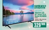 Oferta de Androidtv LED 4K  127 cm -50" 4K UHD Diseño Frameless  cecotec Televisor LED 50" Smart TV A1 Series ALU10050  CEC0578  2023 -Android TV-MEMC-Dolby Vision y Dolby Atmos-HORTO  329.90€  por 32990€ en PCBox