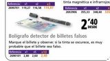 Oferta de Detector de billetes  en Folder