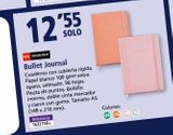 Oferta de Referencia  1632758+  SOLO  MBWAGELPAUS  Bullet Journal  Cuaderno con cubierta rigida. Papel blanco 100 g/m² extra opaco, satinado. 96 hojas. Pauta de puntos. Bolsillo interno, doble cinta marcador y  en Folder