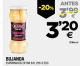 Oferta de Espárragos Bujanda por 3,2€ en BM Supermercados