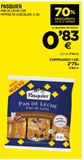 Oferta de Pan de leche Pasquier por 2,75€ en BM Supermercados