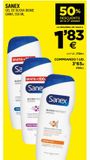Oferta de Gel de baño Sanex por 3,65€ en BM Supermercados