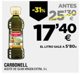 Oferta de Aceite de oliva virgen extra Carbonell por 17,4€ en BM Supermercados