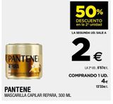 Oferta de Mascarilla Pantene por 4€ en BM Supermercados