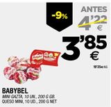 Oferta de Queso mini Babybel por 3,85€ en BM Supermercados