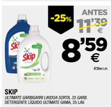 Oferta de Detergente líquido Skip por 8,59€ en BM Supermercados