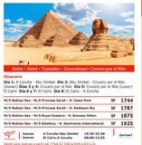 Oferta de Cruceros por el Nilo  en Soltour