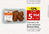 Oferta de Pollo adobado Moreno Plaza en Maskom Supermercados