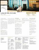 Oferta de 64  AMERICA  Cuba  La Habana  ver  Vader  Santa Maria  LUNA DE MIEL EN CUBA  9 días / 7 noches  La Habana y Varadero o Cayo Santa Maria  Dia 1 España / La Habana Salida en avión a La Habana. Lle-gada, por 1625€ en Viajes El Corte Inglés