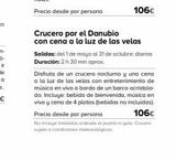 Oferta de Cruceros por el Danubio  por 106€ en Viajes El Corte Inglés
