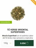 Oferta de Té verde  por 995€ en Tea Shop