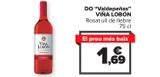 Oferta de D.O "Valdepeñas" VIÑA LOBÓN por 1,69€ en Carrefour
