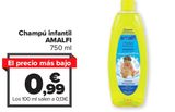 Oferta de Champú infantil AMALFI  por 0,99€ en Carrefour