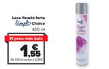Oferta de Laca fijación fuerte SIMPL Choice  por 1,55€ en Carrefour