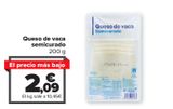 Oferta de Queso de vaca semicurado por 2,09€ en Carrefour
