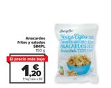 Oferta de Anacardos fritos y salados SIMPL por 1,2€ en Carrefour